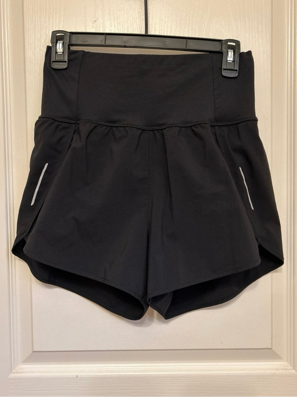 all in motion Black High-Rise Athletic Running Shorts